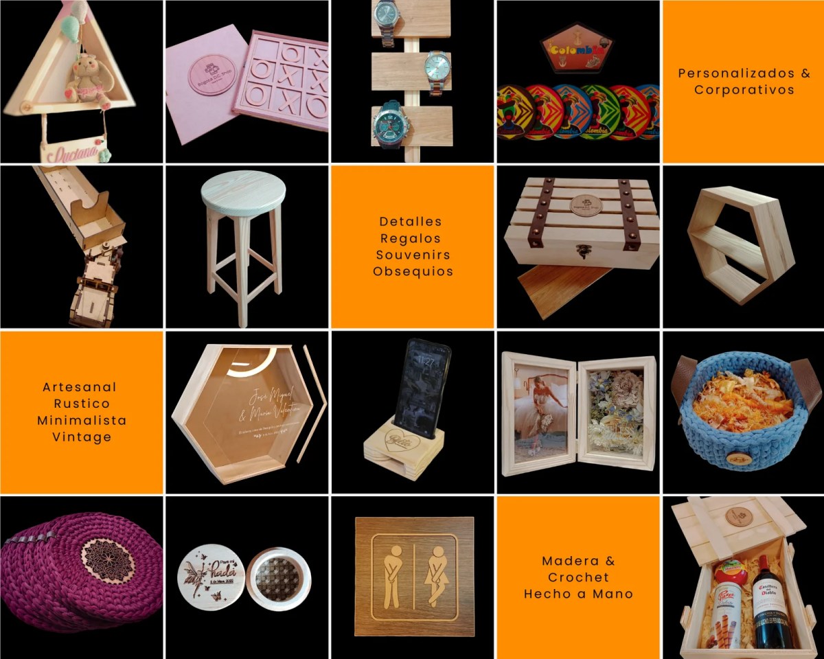 Bogotá D.C. Shop Detalles en Madera Únicos para Eventos y Celebraciones