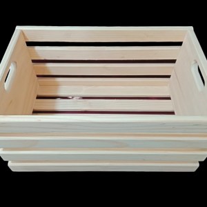 Caja Huacal en Madera Canasta